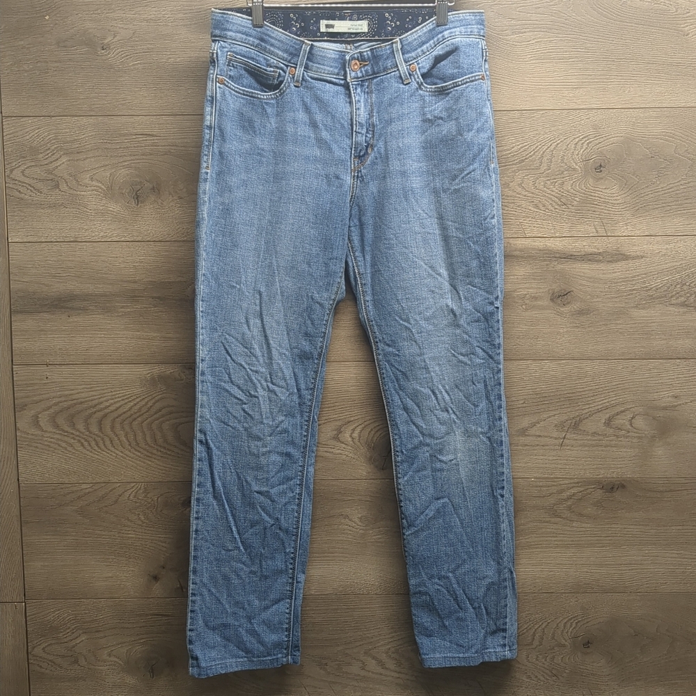 Levi's 525 Perfect Waist Straight Leg Denim Jeans Women's Size 12 M